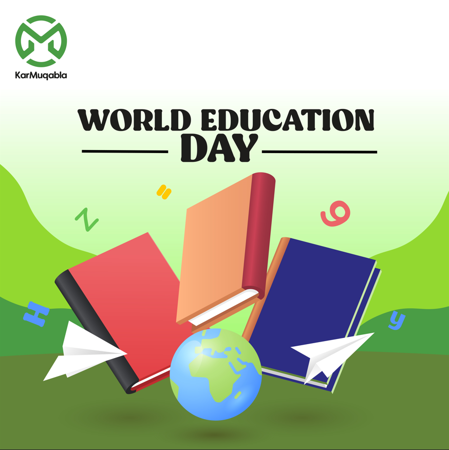 KMuqabla's tweet photo. Education is more than books and classrooms; it's a powerful force for change, a key to unlocking opportunities, and a beacon of hope. Let's unite in our collective pursuit of empowering minds and shaping a brighter future for generations to come.
#WorldEducationDay #Karmuqabla https://t.co/vEwkUI1pSK