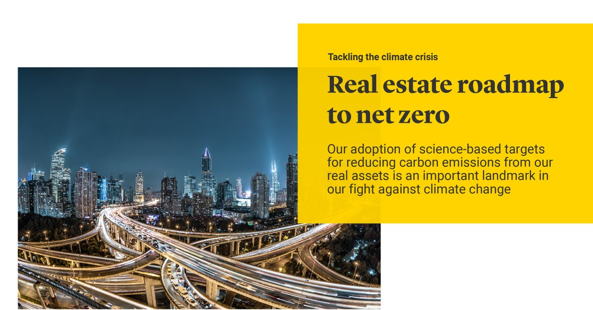 As part of our commitment to tackling the climate crisis, Legal & General Investment Management have laid out their strategy to transition our real estate portfolio to net-zero carbon by 2050. bit.ly/3S80y6X