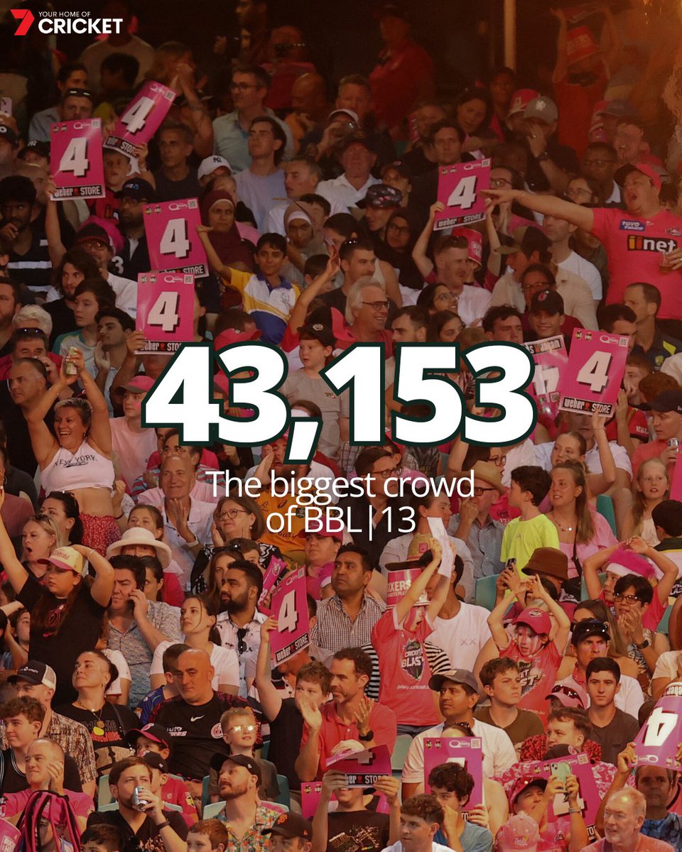 Massive 🙌

#BBL13