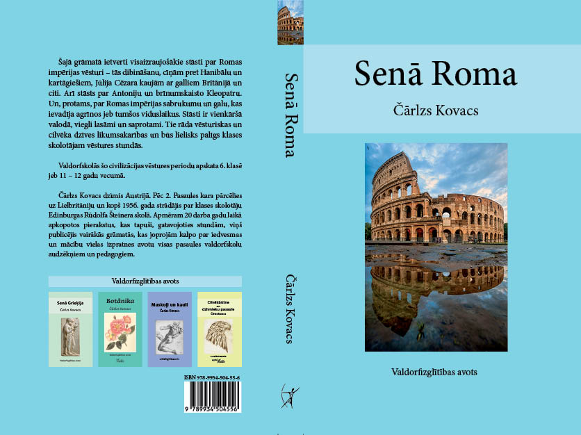 Beidzot sagaidīta Čārlza Kovaca SENĀ ROMA. Grāmatas beigās par kristietības ienākšanu Britu salās, arī kristietības ienākšana Baltijā un Latvijā Kārļa Žola apkopojumā un Senās Romas uzplaukuma laika karte. Aizraujoša lasāmviela par Romas impērijas rašanos, uzplaukumu un sabrukumu