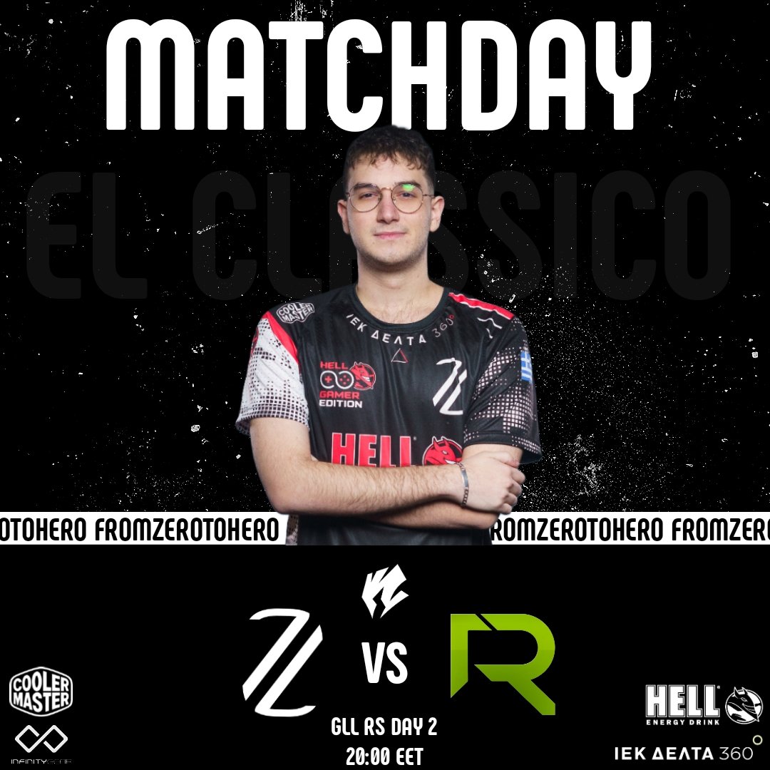 After a solid match against Phantasma today we are ready for our first win,don't miss us!

GLL RS DAY 2
VS RFS
20:00 EET

It's time for the real el classico <a href="/Team_Refuse/">Team Refuse</a> 😎

#gll #fromzerotohero #LeagueOfLegends
