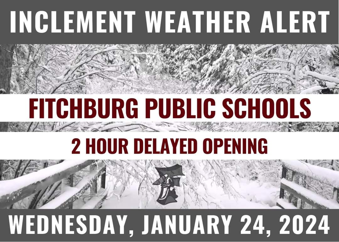There will be a two hour delay today due to inclement weather. Morning Pre-K is cancelled.