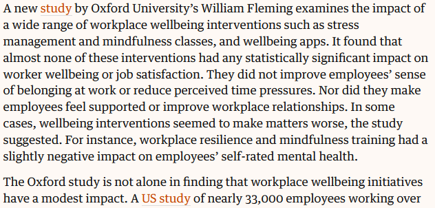 DU PGRs have got an email 'Be kind to your mind' on wellbeing services. Research at @UniofOxford &elsewhere has found these don't work. theguardian.com/commentisfree/… @durham_uni, be kind to our minds w/better working conditions. 1st, cancel the return of punitive continuation fees 🙏