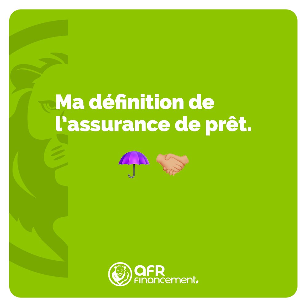 🦁 𝗘𝗧 𝗦𝗜... 𝗘𝗧 𝗦𝗜... 𝗘𝗧 𝗦𝗜 ?
Et si c'était le moment ? A-t-on réellement besoin de vous en dire plus ?

Changer d'assurance en 2 minutes ➡️ rb.gy/4ezywr
#AssuranceDePret #Emprunteur #SeProteger #BienPlusQuUnTaux #AfrFinancement