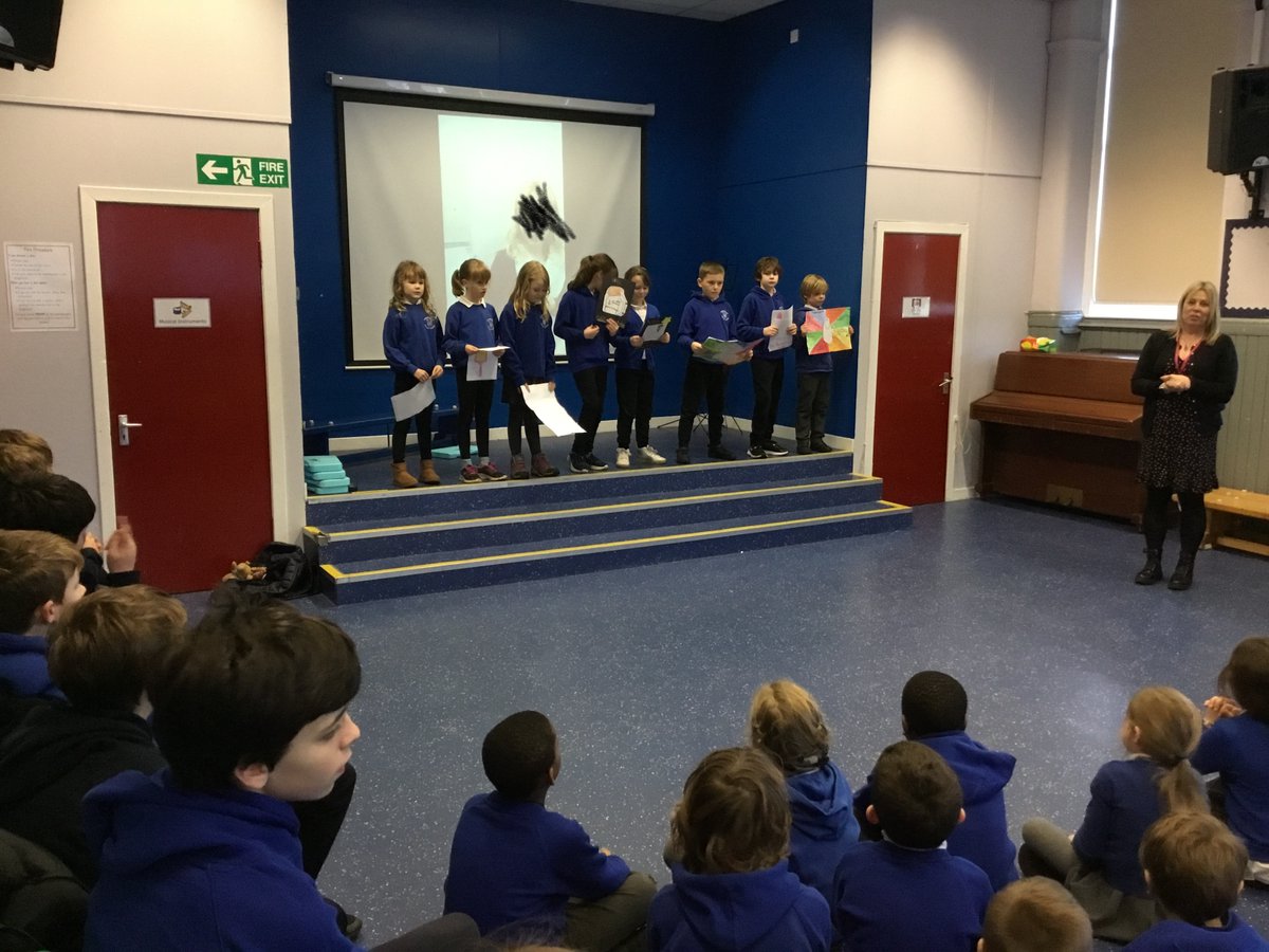 Primary 4 were sharing their learning at assembly today and our Values Captains helped to give out our values awards 😃