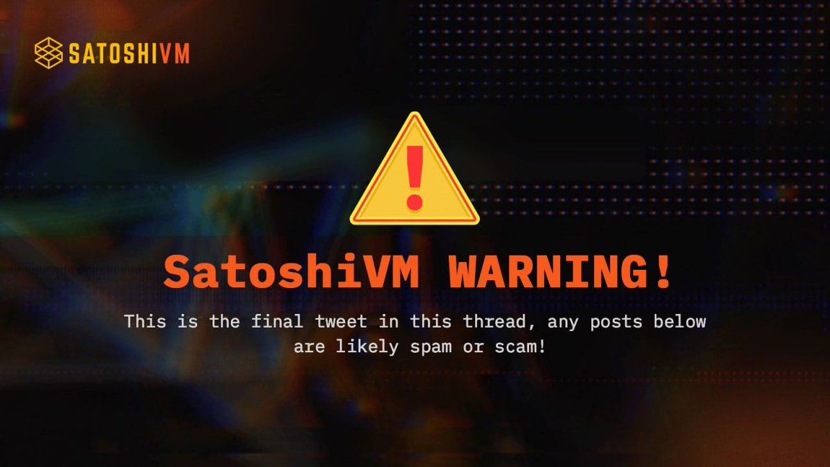 SatoshiVM tweet media