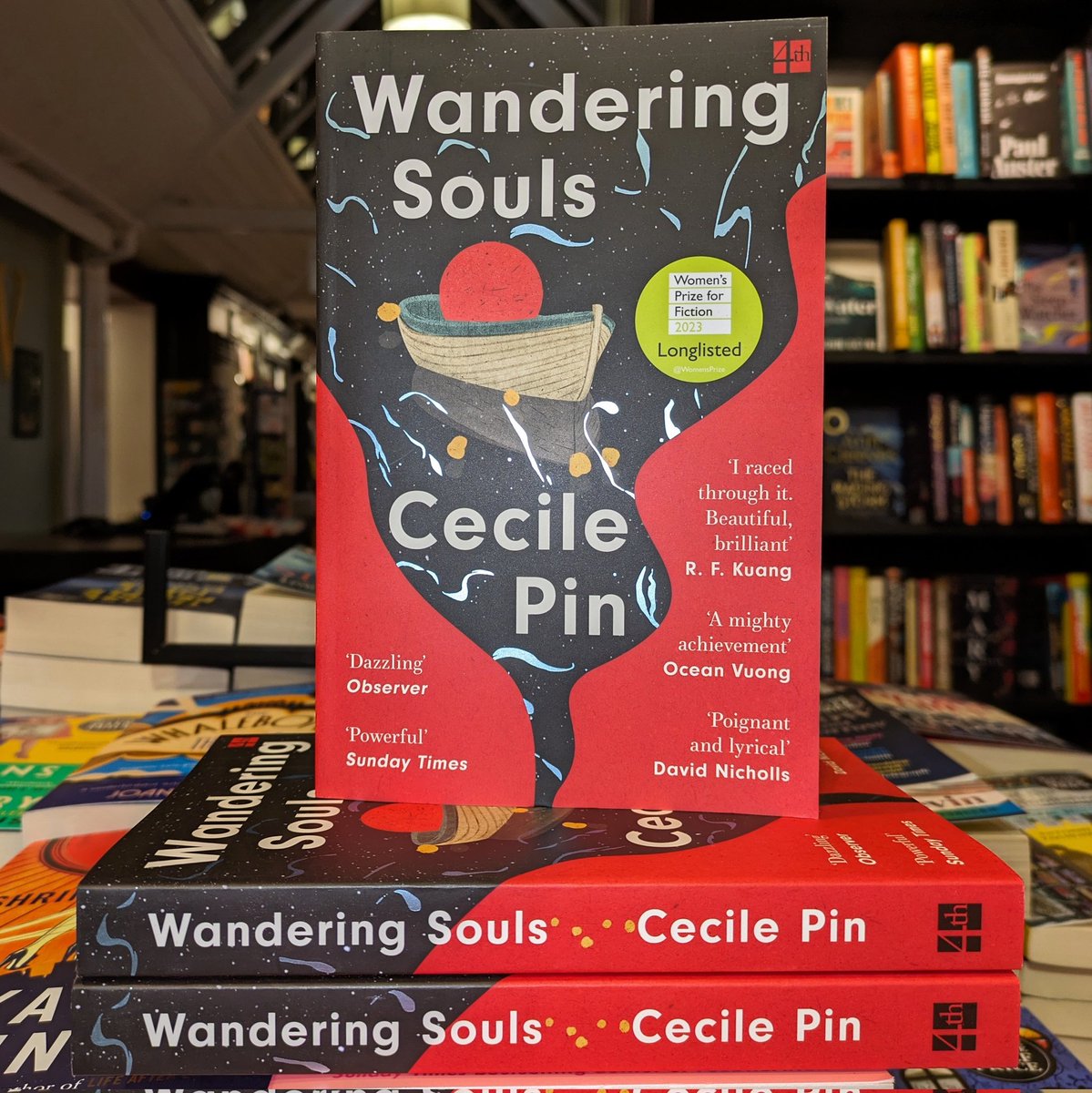 Have you read our stunning fiction book of the month for January yet? 'Wandering Souls' follows a group of Vietnamese refugees as they navigate their way through the cold individuality of Thatcher's Britain.

#waterstones #wanderingsouls #cecilepin