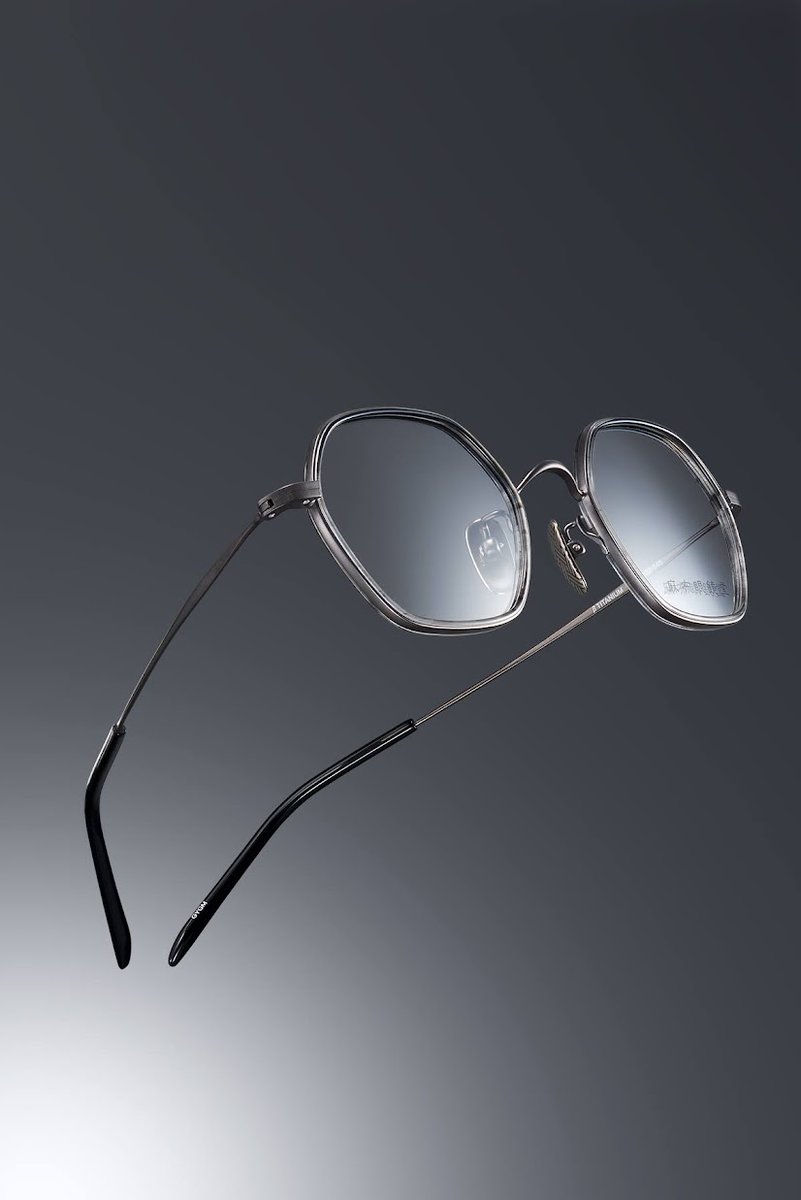 麻布眼鏡 AZ-801 ブラック 槌目 セルフレーム フルリム ウェリントン