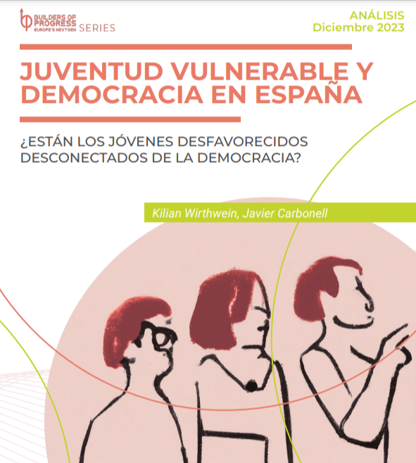 Ayer publicamos el informe 'Cómo ven los jóvenes desfavorecidos la democracia en Europa' de @FEPS_Europe. @14_kilian y yo escribimos el capítulo de España. La pregunta es: ¿Apoyan los jóvenes la democracia menos que otras generaciones? Respondo en este hilo⬇️