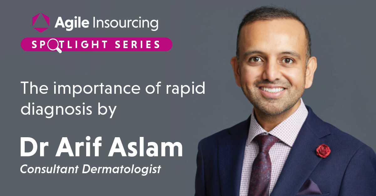 Unveiling our spotlight series. In the 1st article of the series, renowned #dermatologist Dr Arif Aslam writes about the need for speed in skin cancer diagnoses. Read the new article &amp; discover how real challenges meet cutting-edge solutions.
agile-insourcing.com/blog/the-impor…