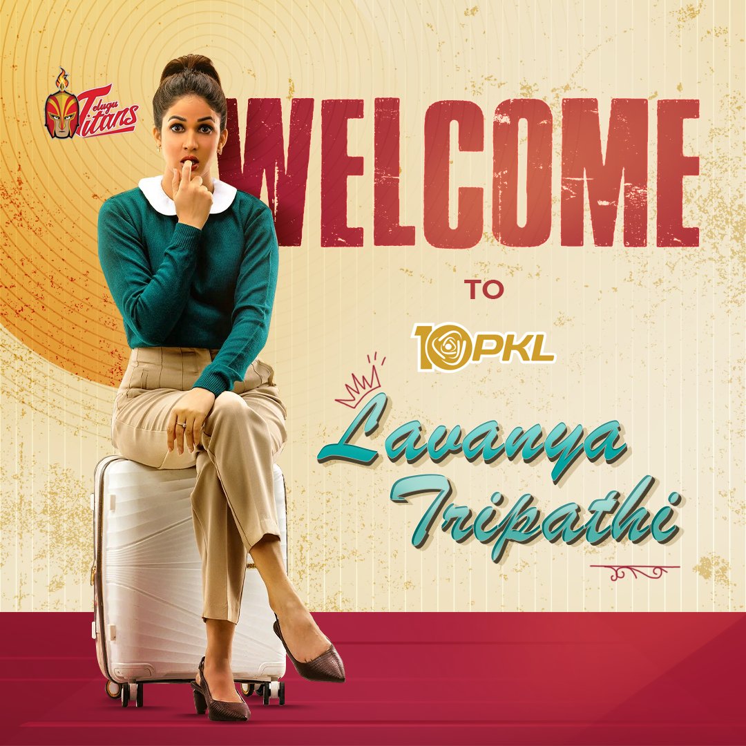 Telugu Titans (@telugu_titans) on Twitter photo Get ready to welcome Tollywood's gorgeous actress, <a href="/Itslavanya/">Lavanyaa konidela tripathhi</a> at the #GachibowliIndoorStadium and be part of a vibrant cheering crowd.🥰
#TitansArmy, don't miss out on joining in the thrilling panga for our final home leg match!💪🔥
#LavanyaTripathi #MissPerfect #TeluguTitans Get ready to welcome Tollywood's gorgeous actress, <a href="/Itslavanya/">Lavanyaa konidela tripathhi</a> at the #GachibowliIndoorStadium and be part of a vibrant cheering crowd.🥰
#TitansArmy, don't miss out on joining in the thrilling panga for our final home leg match!💪🔥
#LavanyaTripathi #MissPerfect #TeluguTitans