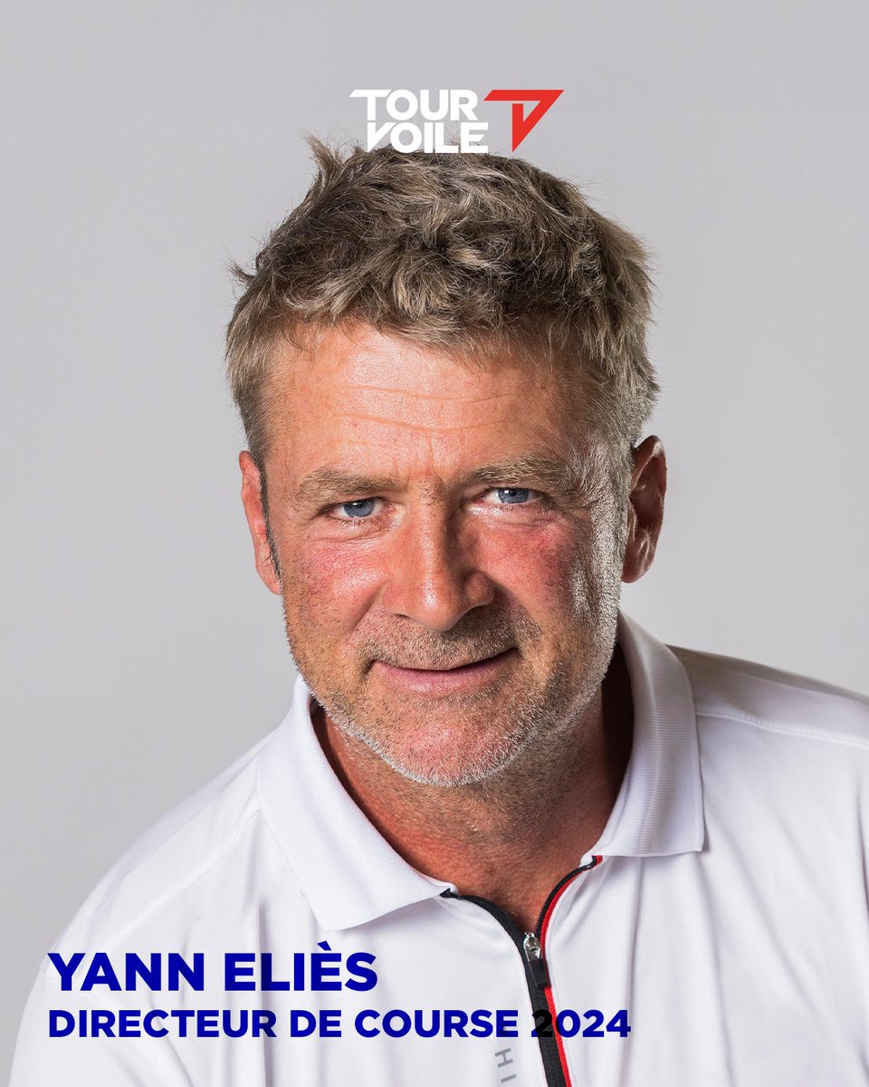 🎼  <a href="/YannElies/">Yann Eliès</a> directeur de course du 45e #TourVoile 

Une nouvelle édition du Tour Voile retrouvera ce qui a fait le sel de l’édition 2023, autour de la formation et de la sobriété !
Découvrez l'avis de course et le portrait de son nouveau directeur : bit.ly/3OgU30u