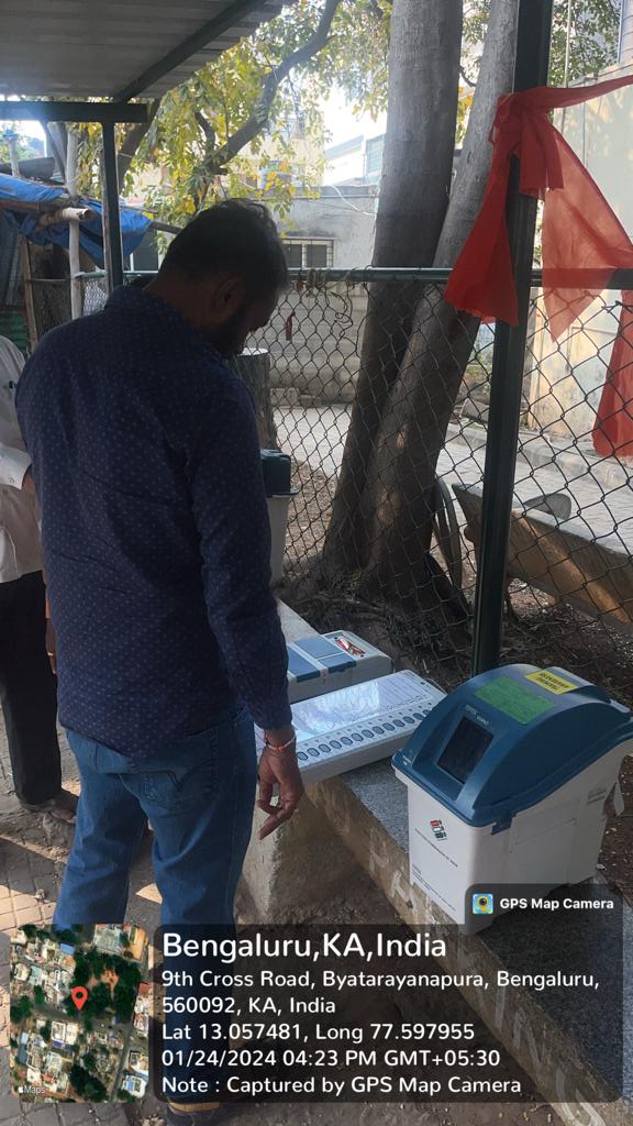 EVM and VVPAT Awareness in Byatrayanapura Assembly Constituency of Bangalore Urban District