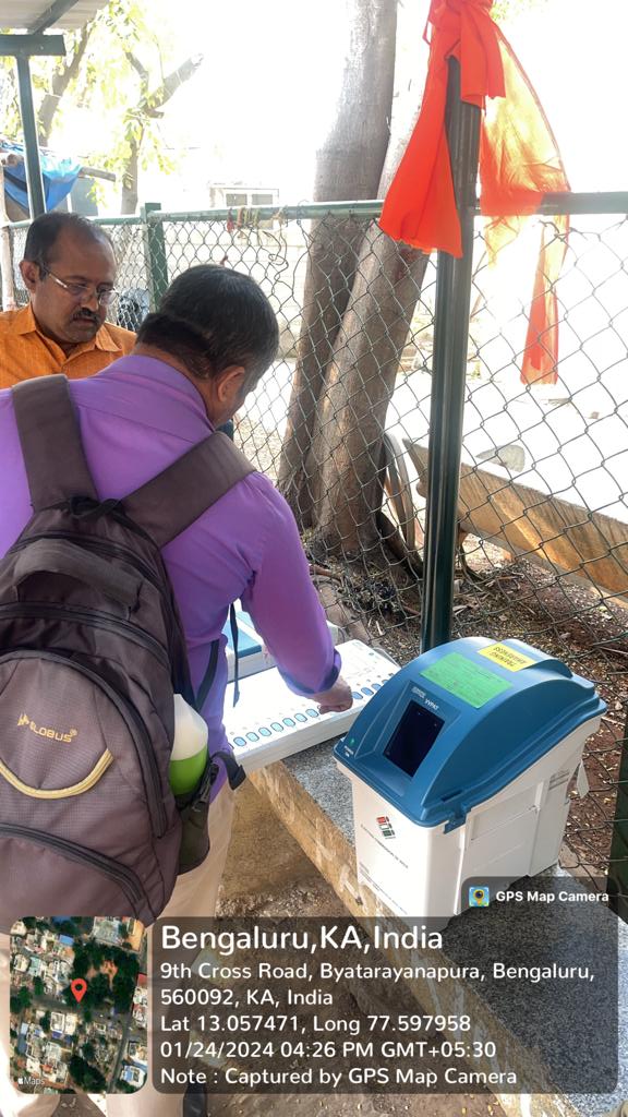 EVM and VVPAT Awareness in Byatrayanapura Assembly Constituency of Bangalore Urban District