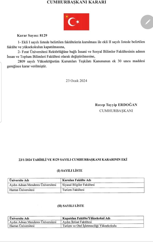 Harran Üniversitesi Turizm Fakültesi hayırlı olsun

🧿 Turizm Şehrine Çok Yakışacak 🧿 

Turizm ve Otel İşletmeciliği Yüksekokulumuzu Fakülteye dönüştürme hedefimizi #HarranTOY ekibimizle gerçekleştirdik

Rektörümüz <a href="/mtahirgulluoglu/">Prof. Dr. Mehmet Tahir GÜLLÜOĞLU</a> ve üst yönetimimize teşekkür ederiz

<a href="/hrumedya/">Harran Üniversitesi</a>