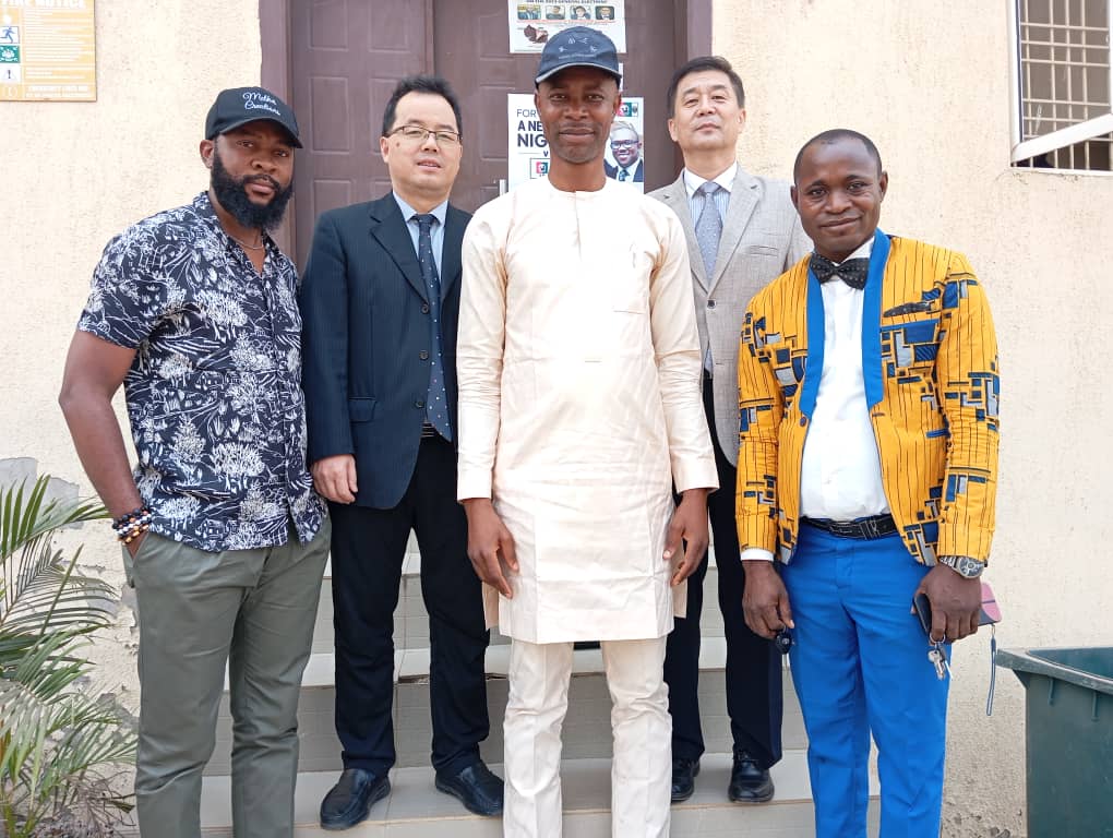 Kennedy4Aha's tweet photo. Yesterday, I played host to officials from the Chinese Embassy in my Office of National Youth Leader, LP, at our @NgLabour National Headquaters in Abuja. 
Forward Ever with possible ways of partnership and collaborations gor Youth Empowerment.
#BackwardNever https://t.co/wIJrmjfiD8