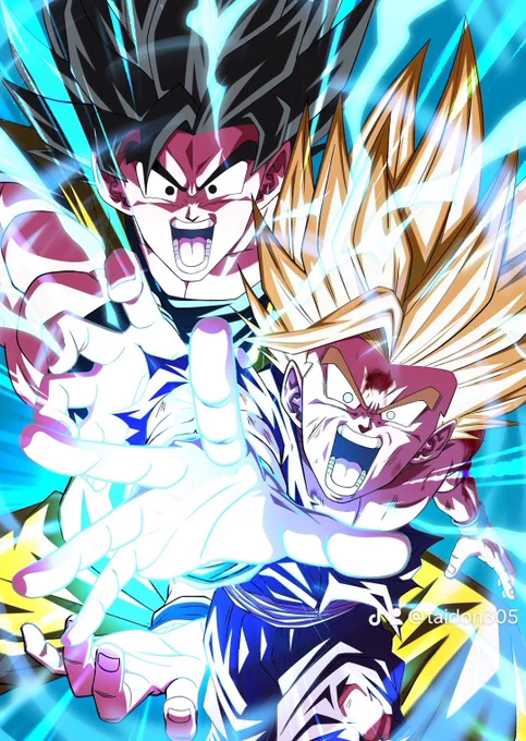 しばらくイラスト上げられないので、過去絵で #ドラゴンボール 