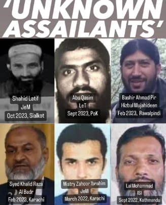 ReyazAiman's tweet photo. #UnknownMan Is #ISI!
Former terror kingpins, now out of favor, falling like #dominoes. Is the #ISI behind this purge, using the Unknown Man as their silent executor? A chilling strategy to maintain control. https://t.co/b9lQUCWK9A