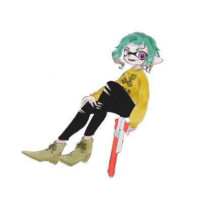 #新しいプロフィール画像
まおうちゃんに描いてもらったスプラ3仕様さいさい