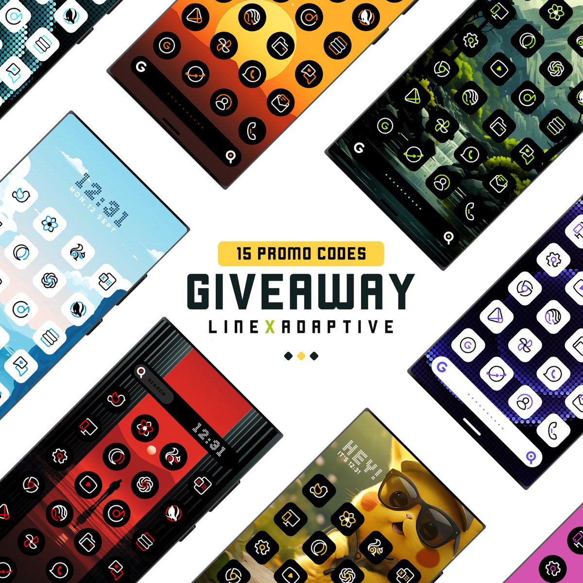 justnewdesigns's tweet photo. 15 Promo Codes Giveaway of LineX Adaptive IconPack

How to Participate
 ❤️, Repost &amp; Comment on this post to Participate

LineX Adaptive 🔗
https://t.co/JvqhazFGHA

😍More Amazing Versions of the LineX https://t.co/0PuDTGBgmm

Result in 3 Days https://t.co/nz5dovLRs6