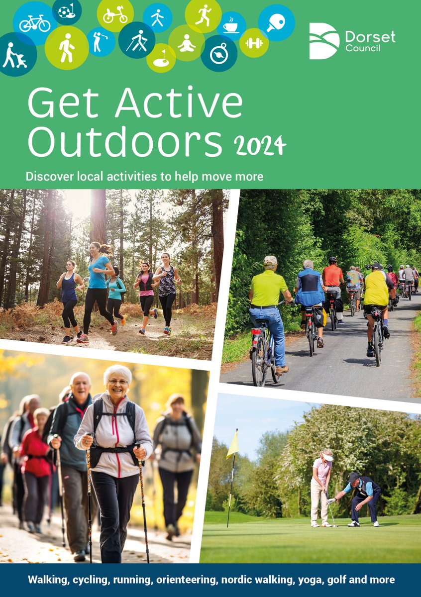 We have released our new Get Active Outdoors Programme, which aims to support people to get active through a range of casual and easily accessible activities in their local areas. Copies of the programme can be found at Dorset libraries, selected community venues and hubs.