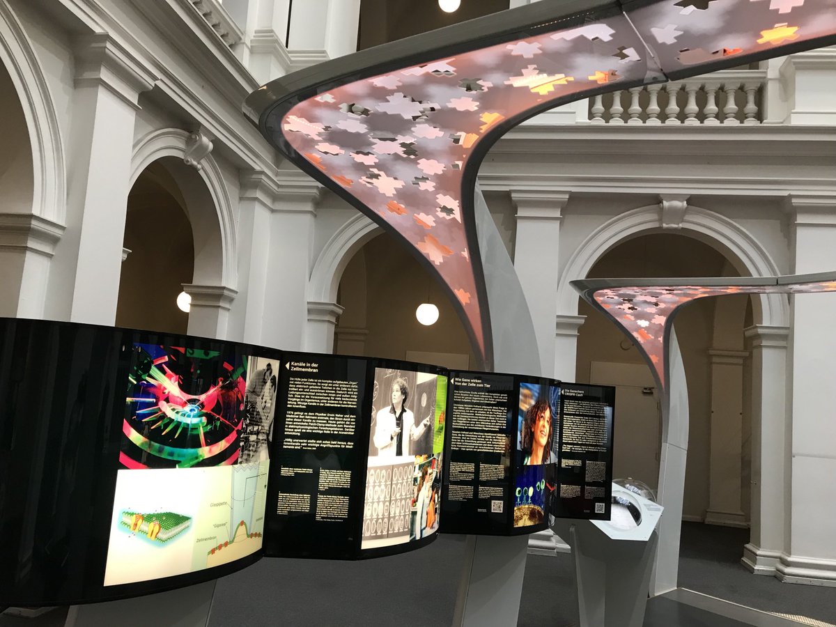 MPSDHamburg's tweet image. Die Ausstellung der Nobelpreisträger*innen der Max-Planck-Gesellschaft wurde heute in #Hamburg eröffnet. Eine faszinierende Reise durch die #Spitzenforschung ! Wo: im Lichthof der StaBi ⁦@unihh⁩ und der Eintritt ist frei. ⁦@maxplanckpress⁩ ⁦@MPIPRIV⁩ #Nobel