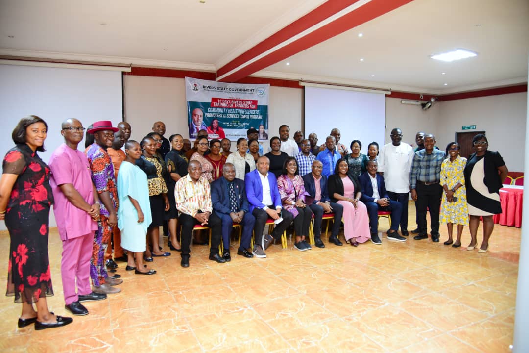 MOHRiversState's tweet photo. The process started with a critical 12-day Master Trainers training from the 15th to the 26th of January. Some key attendees were: Hon. Com for Health, @adaeze_oreh, E.S @rivers_phcmb, @GreenKinikanwo, reps from @UNICEF_Nigeria, @WHONigeria &amp; national facilitators from @NphcdaNG. https://t.co/lYynPlh8oa