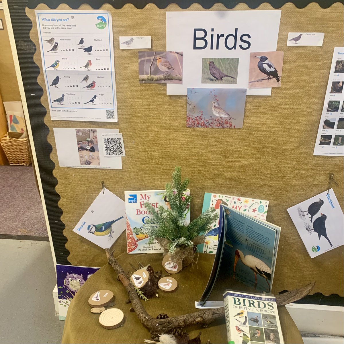 Our ELC have been learning about different birds this week and have also been making bird feeders to hang in their nursery garden. <a href="/RSPBScotland/">RSPB Scotland</a> <a href="/EarlyYearsAngus/">Julia Gardner</a> #BigGardenBirdWatch
