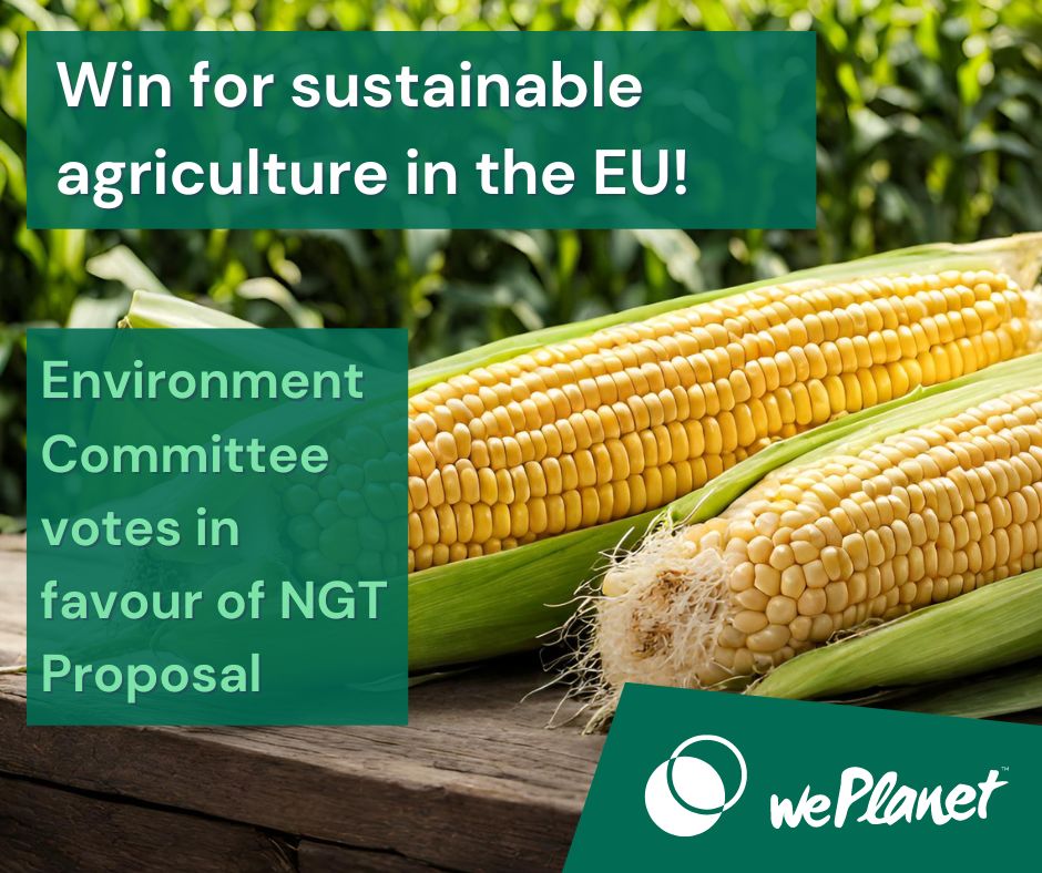 🚨Breaking: Win for sustainable agriculture in the EU! @EU_ENV committee votes in favour of support for #NGTs. It will now go to a final vote before the full @Europarl_EN .