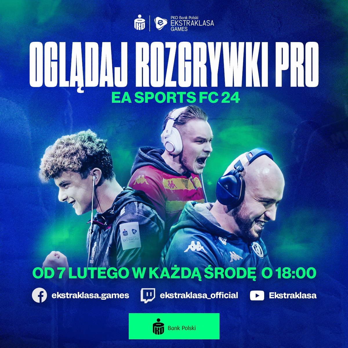 Profesjonalne rozgrywki EA Sports FC 24 już niedługo! 🎮 

Najlepsi zawodnicy w kraju, weterani i debiutanci zmierzą się w walce o tytuł mistrza Polski, a Ty nie możesz tego przegapić! 🔥