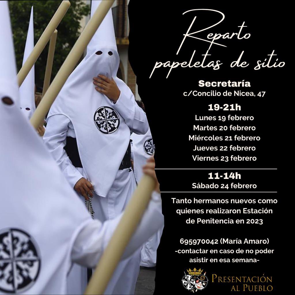 Reparto Papeletas de Sitio 2024