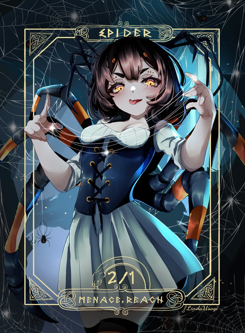 Hey guys~ Happy Wednesday!~ I just finished spider token commission~✨️😊
#MTG #tokens #AnimeArt