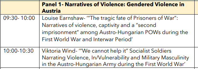 Louise Earnshaw (@l_earnshaw) on Twitter photo Really looking forward to learning more about military masculinity among socialist soldiers during the First World War from <a href="/WindViktoria/">Viktoria Wind</a> at our postgraduate workshop 'Empathising with the Enemy' tomorrow!
There’s still time to register, link below:
forms.office.com/Pages/Response… Really looking forward to learning more about military masculinity among socialist soldiers during the First World War from <a href="/WindViktoria/">Viktoria Wind</a> at our postgraduate workshop 'Empathising with the Enemy' tomorrow!
There’s still time to register, link below:
forms.office.com/Pages/Response…