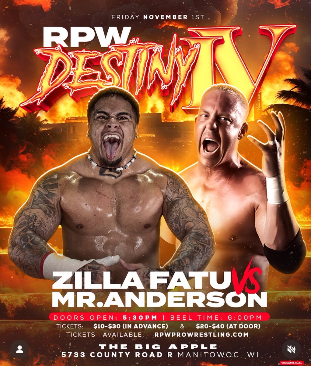 In 2009, Umaga wrestled his final match against Mr. Anderson. In 2024, he wrestles his son Zilla Fatu

Just wow 🙏🏽