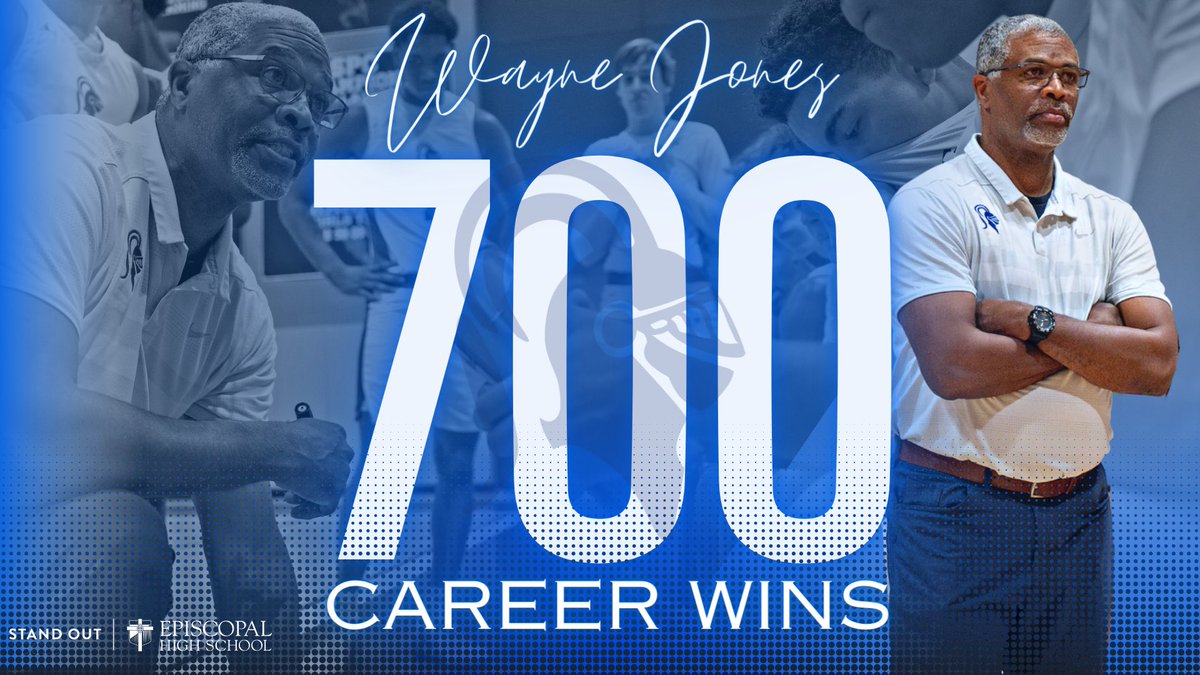 There it is!!! EHS boys basketball coach Wayne Jones reaches 700 wins with a 68-28 victory v Kinkaid! Congratulations, <a href="/KnightsCagers/">Wayne Jones</a> on this incredible accomplishment! #KnightsStandOut