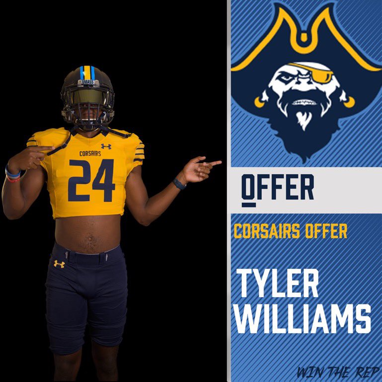 After a great conversation with coach McCormack, I’m thankful to receive an offer from <a href="/CorsairFootball/">UMass Dartmouth Football</a>  <a href="/UMASSDCoachMcC/">Ryan P. McCormack, Asst Coach (RB's) & Rec. Coord.</a> <a href="/WaccamawFB/">Waccamaw Warriors Football</a> <a href="/IcoachIteach/">Coach Johnson</a> <a href="/scoutSMART_/">scoutSMART®</a> <a href="/PrepRedzoneSC/">Prep Redzone South Carolina</a>