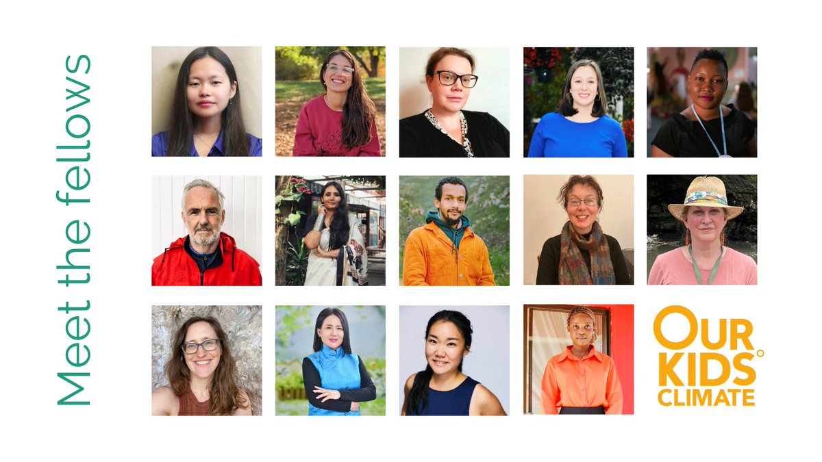 We are excited to announce our NEW cohort of Climate Parent Fellows!

14 passionate climate organizers from 11 countries to be in our next Fellowship group.

Join us in saying congratulations to these talented climate leaders.

Meet them here: ourkidsclimate.org/climate-parent…