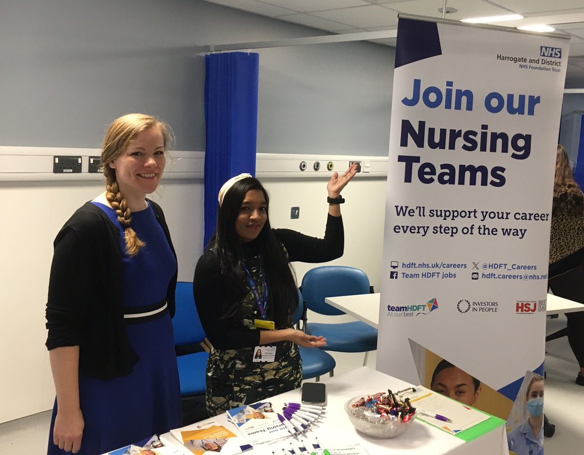 Join Harrogate and District NHS Foundation Trust (@hdft_careers) on Twitter photo We're at <a href="/YorkStJohn/">York St John University</a> today meeting nursing students and talking about support for newly qualified nurses at <a href="/HarrogateNHSFT/">Harrogate NHS FT</a>. Find out more about joining #teamHDFT and how we'll support your career goals. hdft.nhs.uk/careers We're at <a href="/YorkStJohn/">York St John University</a> today meeting nursing students and talking about support for newly qualified nurses at <a href="/HarrogateNHSFT/">Harrogate NHS FT</a>. Find out more about joining #teamHDFT and how we'll support your career goals. hdft.nhs.uk/careers