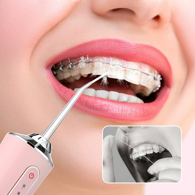 teledenteractiv's tweet photo. Elevate your self-care routine with the power of the Ekong Smile water flosser! 

✨ Water flosser is for everyone: Clinically proven to clean deep between teeth and under the gumline where traditional brushing and string flossing can't reach. https://t.co/NhhB3QBpfV