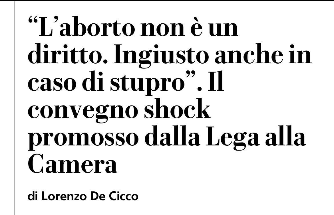 La messa in discussione del diritto all' #aborto è inaccettabile. Non possono trovare spazio alla #Camera tali posizioni. Non permetteremo che sia ferita la nostra dignità e che la destra ci riporti a un passato oscuro, superato grazie alla lotta e all'intelligenza delle donne