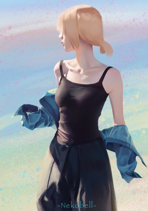 模写練習  モデル:justina xie