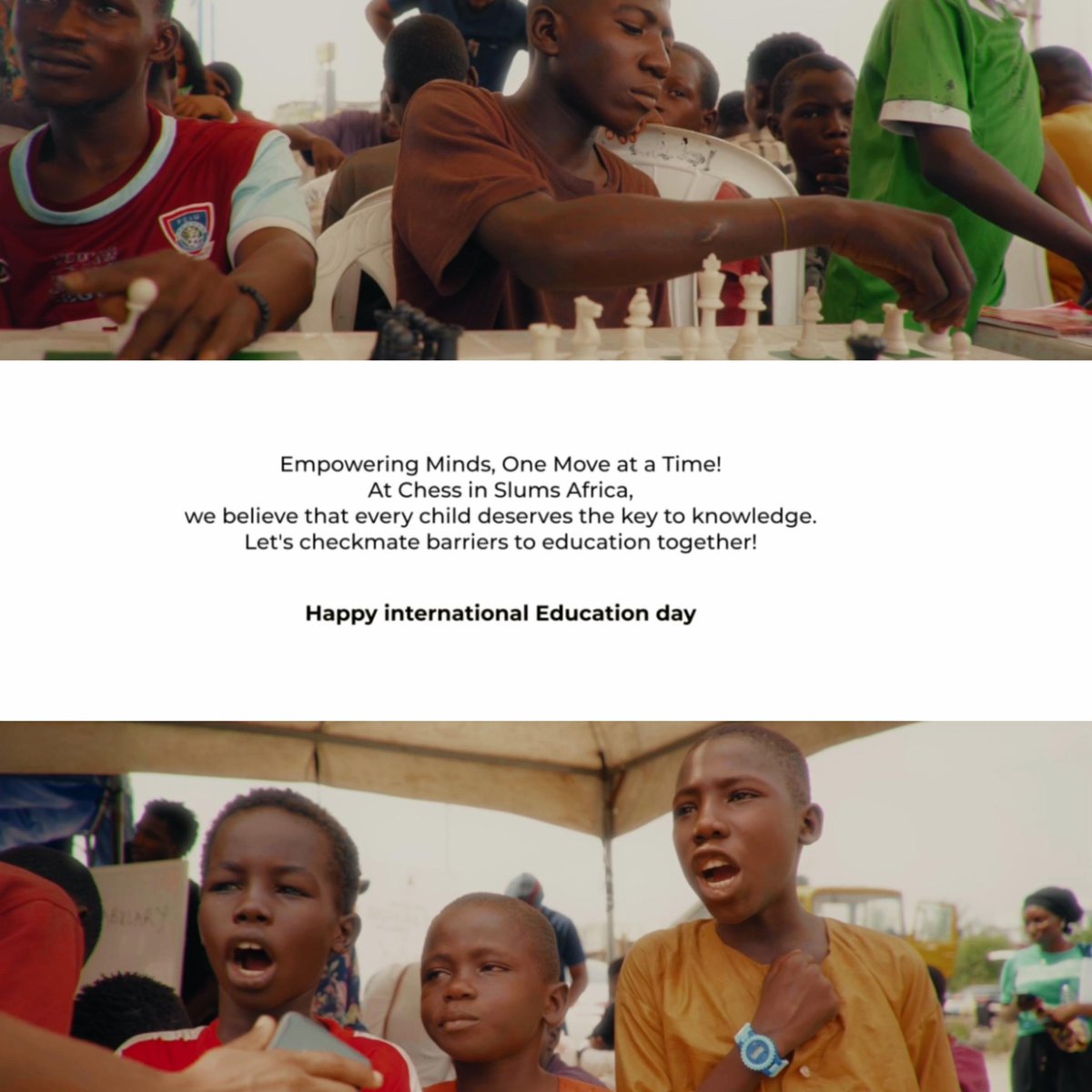 We remain committed to checkmating barriers to learning for every child.
Happy international education day 📖