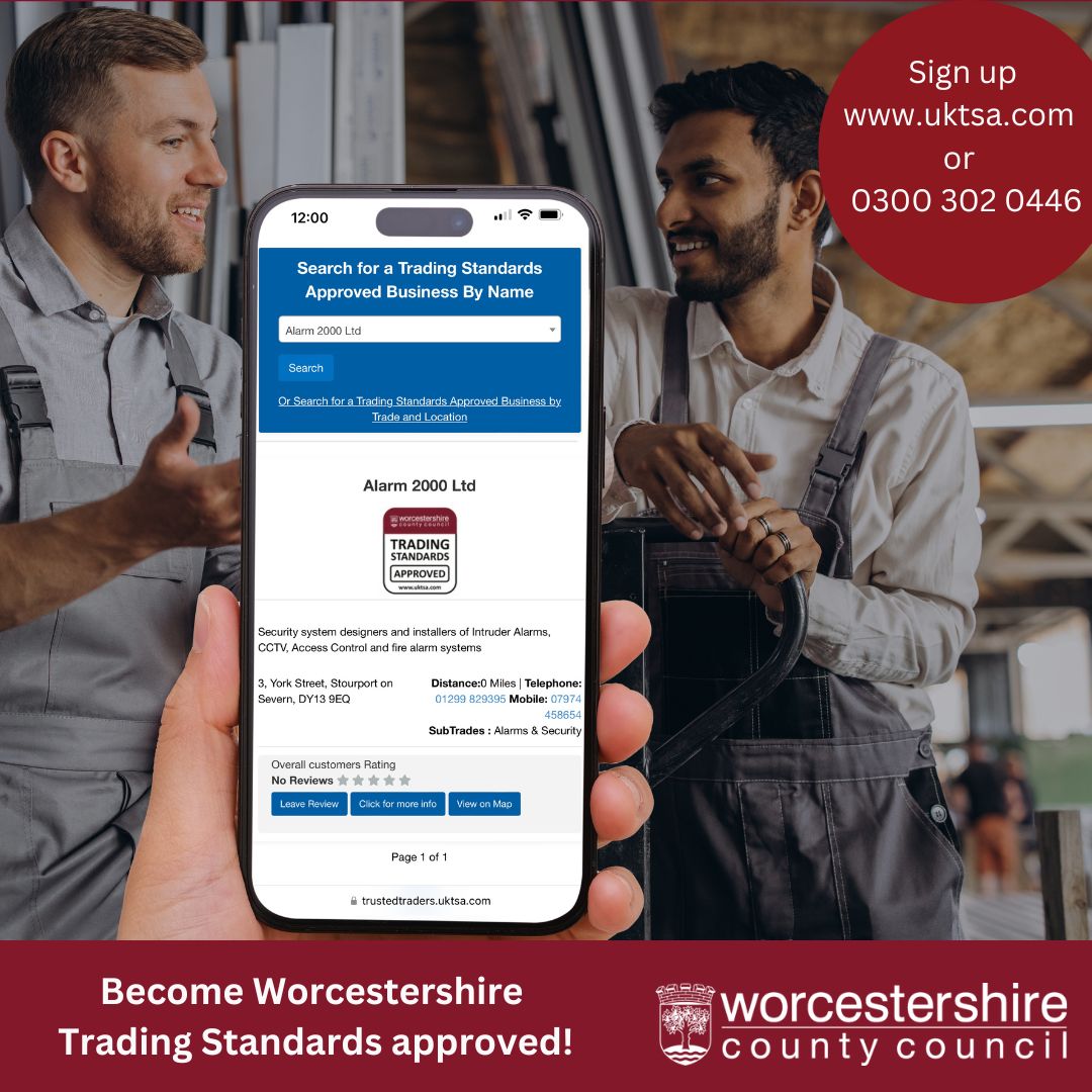 worcscc's tweet photo. Hi #WorcestershireHour 👋 Businesses can now apply to become Trading Standards Approved through our new verification scheme.

Find out more and sign up here: https://t.co/AAtcPyrDnW #UKTSApproved

@UKTSApproved @WorcsTS @HW_Chamber @WorcesterBID @BIPCWorcs @worcsLEP https://t.co/vI3jgfB833