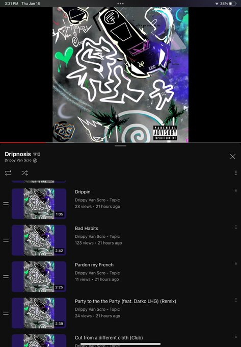 New Album  out nOw Dripnosis dropped   https://t.co/d9cQI4Jzrk https://t.co/WNfA7pCGWm<a href="/tag/dubstep"class="tags"><span>#dubstep</span></a><a href="/tag/single"class="tags"><span>#single</span></a><a href="/tag/rework"class="tags"><span>#rework</span></a>