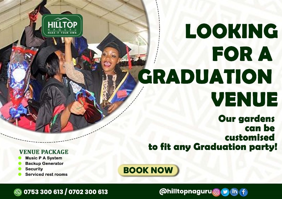 Graduates 🎓  <a href="/HilltopNaguru/">Hilltop_Naguru</a> has prepared a delicious buffet so come indulge in a cool ambiance.