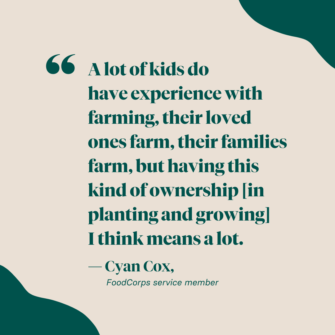 Learn more about FoodCorps’ 2023 expansion into rural Kentucky: bit.ly/3HvyLbN Thank you @CoBank for helping to support the next generation of farmers!