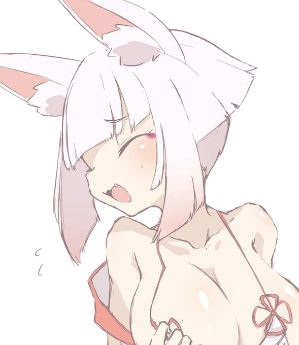 🦊糸目狐さまについて⛩
なんか悪い奴倒して力使い果たしたので封印(寝てた)されてたら千年くらい経ってた。
現代の服はサイズ合わないし、こき使われて雑務させられたりしてる。
威厳はどっかいった。
何とは言わないが凄くデカい。 