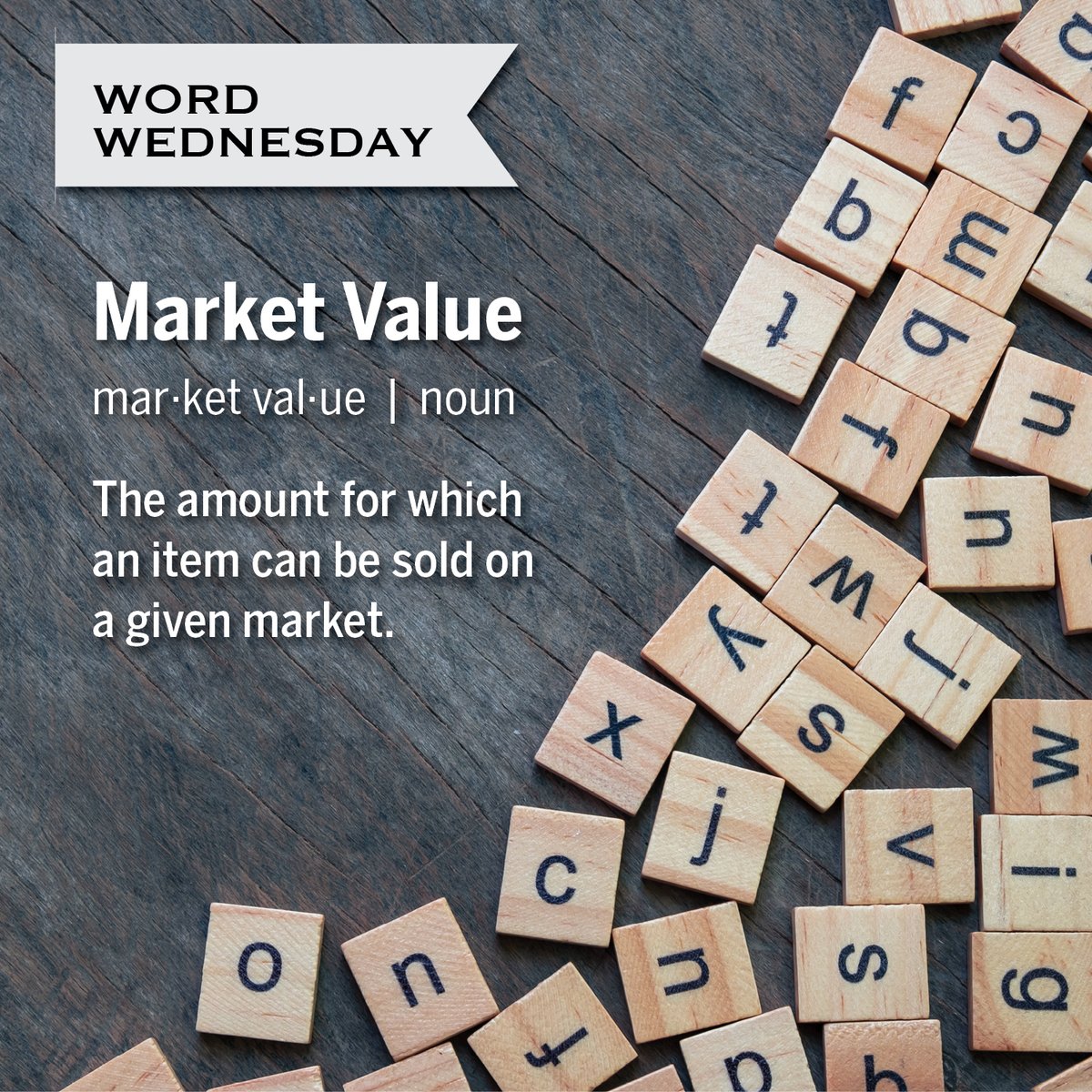 MVFCUak's tweet photo. Word Wednesday 

mar·ket val·ue | noun

The amount for which an item can be sold on a given market. 

 #MVFCUway #mvfcu #hawaii #waipahu #alaska https://t.co/Q1NyqcOK54