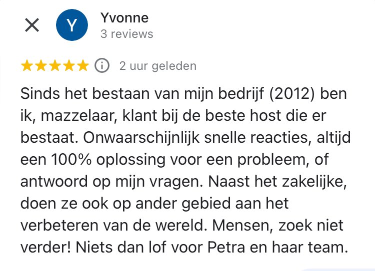 Onverwachte reviews, dat zijn de leukste 😊