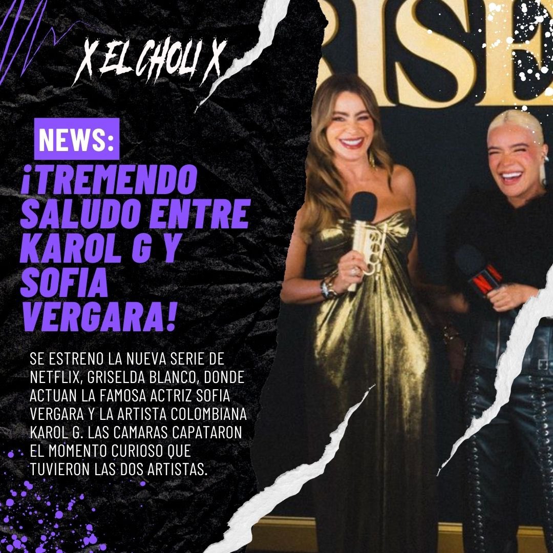 Donjamestv's tweet photo. ¡Cómo las mejores amigas! Que momento que protagonizaron @karolg y @SofiaVergara 
#entrenimiento #griseldablanco #Netflix https://t.co/s6Ig8FcOgH